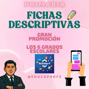 Imagen de portada para Ebook FICHAS DESCRIPTIVAS NIVEL PRIMARIA DE 1RO A 6TO POR CALIFICACIÓN DEL 6 AL 10