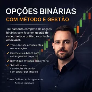 Imagem de capa para o Curso online Opções Binárias com Método e Gestão
