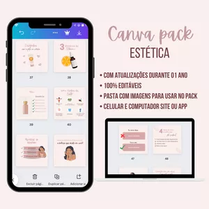 Imagem do curso CANVA PACK ESTÉTICA
