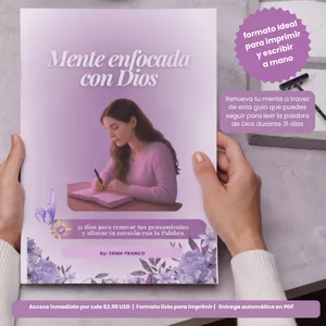 Imagen de portada para Ebook Mente Enfocada con Dios