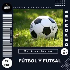 Imagen de portada para Ebook Curso Digital de Fútbol y Futsal en PDF | 27 ebooks en PDF
