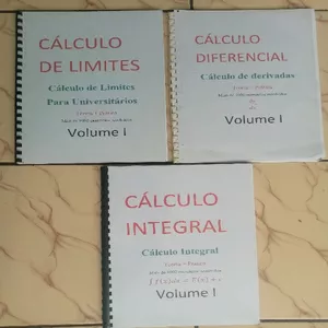 Imagem de capa para o Ebook Livros de cálculo de limites, Derivadas e integral