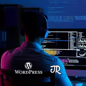 Imagem de capa para o Curso online WordPress Jr