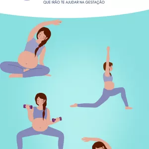 Imagem de capa para o Ebook 5 exercícios que você precisa fazer na gestação 