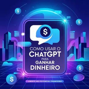 Imagem de capa para o Ebook Como Usar o ChatGPT para Ganhar Dinheiro