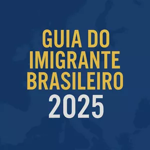 Imagem de capa para o Ebook Guia do Imigrante 2025