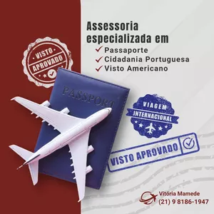 Imagem de capa para o Curso online Assessoria Especializada em Passaporte e Visto Americano
