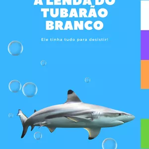 Imagem de capa para o Ebook A Lenda do Tubarao Branco