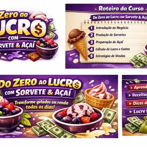Imagem do curso Curso Profissional de Sorvete e Açaí