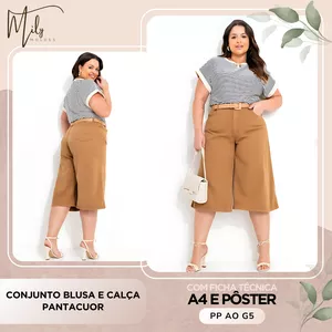 Imagem de capa para o Ebook Conjunto Blusa e Calça Pantacuor