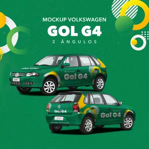 Imagem de capa para o Curso online MOCKUP VOLKSWAGEN GOL G4 - 2 ÂNGULOS