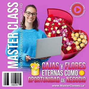 Imagem do curso Cajas y Flores Eternas como Oportunidad de Negocio