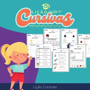 Imagem de capa para o Ebook LIÇÃO CURSIVAS 