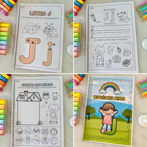 Imagem de capa para o Ebook APOSTILA DE ATIVIDADES LETRA  ''J''