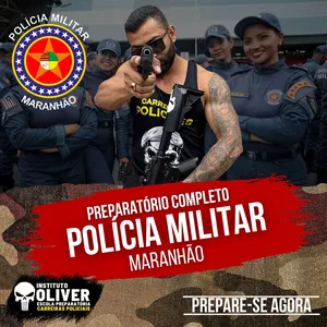 Imagem de capa para o Curso online 👮‍♂️Preparatório Completo POLÍCIA MILITAR do Maranhão 👮‍♂️ PMMA - Instituto Óliver 