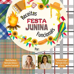 Imagem de capa para o Ebook RECEITAS JUNINAS FUNCIONAIS