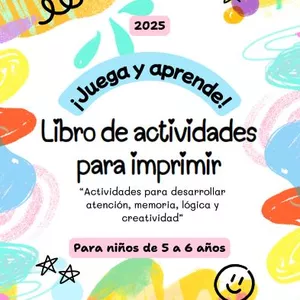 Imagen de portada para Ebook Juega y Aprende: Actividades para niños de 5 a 6 años