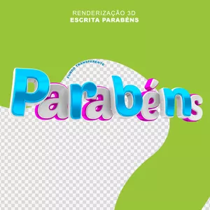 Imagem de capa para o Ebook Selo 3D - Parabéns