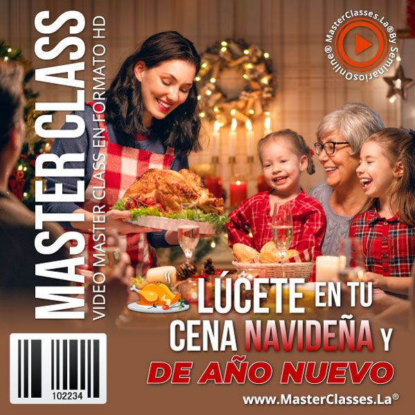 LÚCETE EN TU CENA NAVIDEÑA Y DE AÑO NUEVO