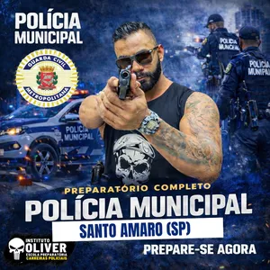 Imagem do curso 👮‍♂️ Preparatório Completo GUARDA MUNICIPAL da Santo Amaro SP  👮‍♂️ GCM - Instituto Óliver