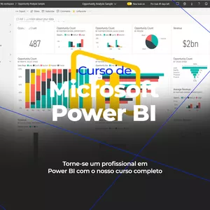 Imagem de capa para o Curso online Curso de Microsoft Power BI
