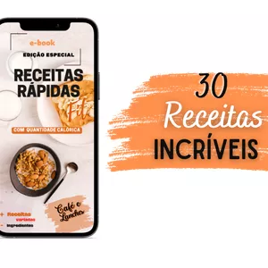 Imagem de capa para o Ebook Receitas Rápidas Fit