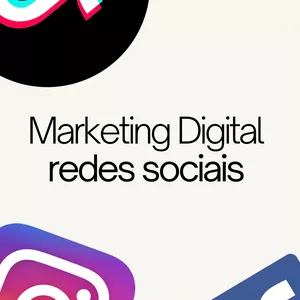 Imagem de capa para o Ebook Marketing Digital : Redes sociais 