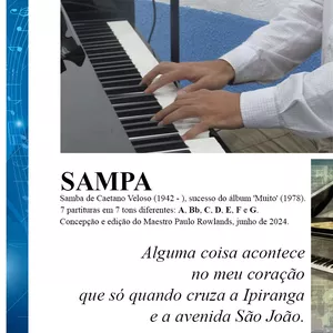 Imagem de capa para o Ebook PARTITURA de SAMPA