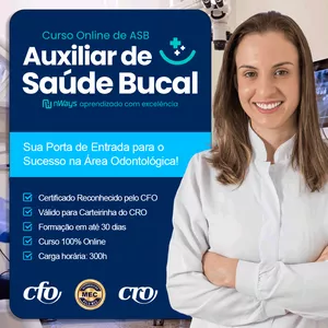 Imagem do curso Curso de ASB - Auxiliar de Saúde Bucal