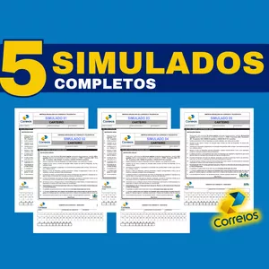 Imagem do curso 5 SIMULADOS COMPLETOS - CARTEIRO
