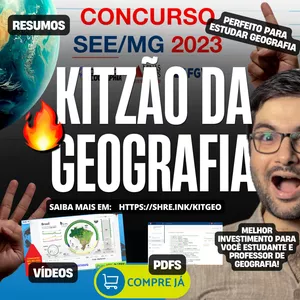 Curso de Geografia SEE MG 2023 (Concurso FGV)