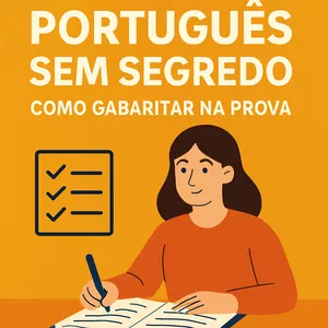 Imagem de capa para o Curso online PORTUGUÊS SEM SEGREDO: COMO GABARITAR NA PROVA
