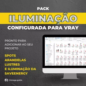 Imagem de capa para o Curso online PACOTE ILUMINAÇÃO PARA VRAY