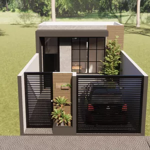 Imagem de capa para o Ebook PROJETO DE CASA MEIO LOTE 5X25 | 3 QUARTOS SENDO 1 SUÍTE COM CLOSET, COZINHA AMERICANA E LAVANDERIA