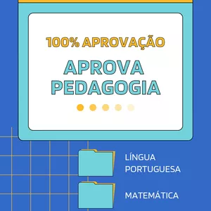 Imagem principal do produto APROVA PEDAGOGIA - 100% APROVAÇÃO - APOSTILA PARA CONCURSOS PÚBLICOS E PROCESSOS SELETIVOS