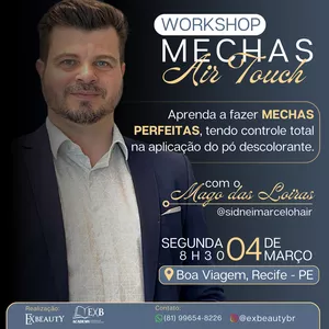 Imagem de capa para o Evento presencial Workshop Mechas Air Touch