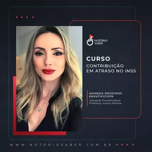 Imagem de capa para o Curso online Curso Contribuição em Atraso no INSS