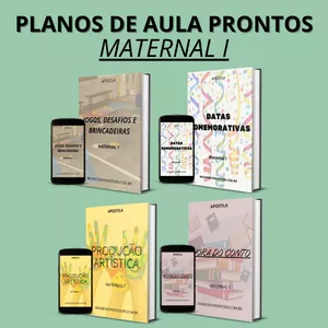 Imagem de capa para o Ebook 150 Planos de Aula Para Maternal I (turma de 2 a 3 anos)
