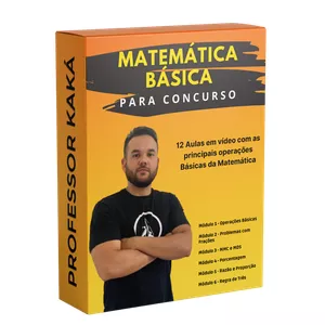 Imagem de capa para o Curso online CURSO DE MATEMÁTICA BÁSICA PARA CONCURSOS PÚBLICOS