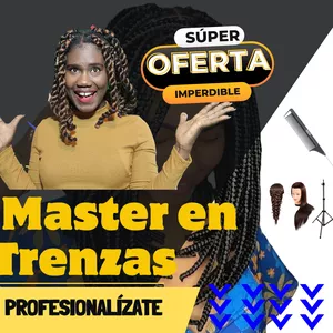 Imagen de portada para Curso online Master en Trenzas Africanas en 7