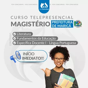 Imagem de capa para o Curso online Curso Telepresencial Concurso SEMED Maricá - Docente I