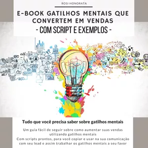 Imagem principal do produto E-book Gatilhos Mentais (com Script e Exemplos) que convertem em vendas