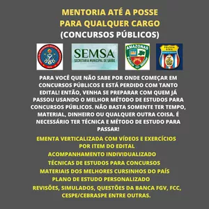 Imagem do curso Mentoria para Concursos Público
