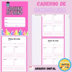 Imagem de capa para o Ebook Caderno de plano