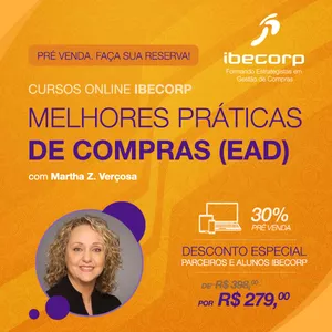 Imagem de capa para o Curso online Melhores Práticas de Compras - EAD