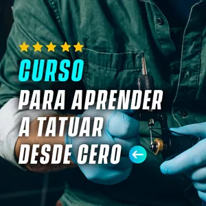 Imagen de portada para Curso online Curso para Aprender a Tatuar desde Cero
