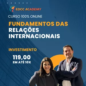 Imagem de capa para o Curso online Fundamentos das Relações Internacionais - EDCC Academy 