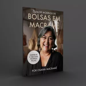 Imagem de capa para o Ebook Guia de Bolsas em Macramê (Livro Digital)