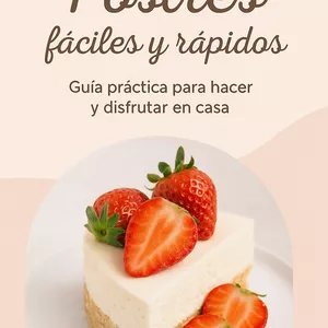Imagen de portada para Curso online Postres fáciles y rápidos  Guía práctica para hacer y disfrutar en casa