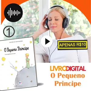 Imagem de capa para o Ebook Livro digital e AUDIOBOOK O Pequeno Principe